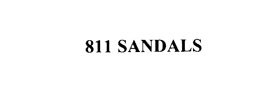 Trademark Logo 811 SANDALS