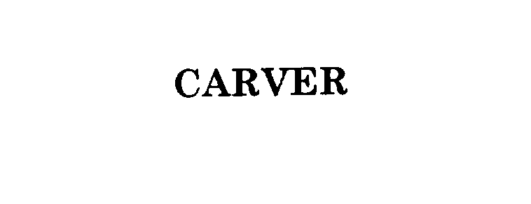 Trademark Logo CARVER