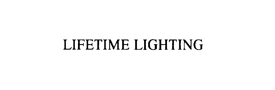  LIFETIME LIGHTING