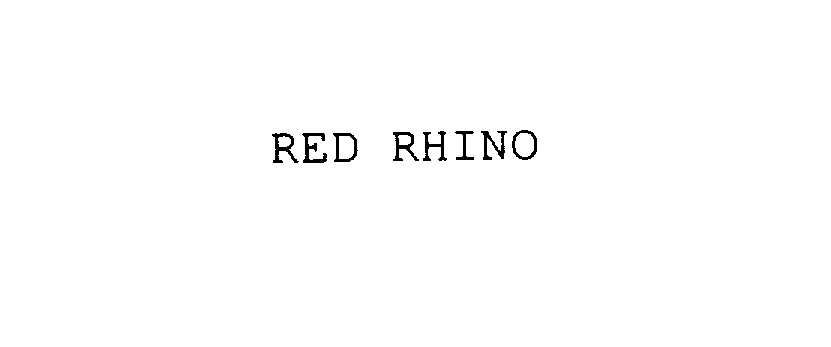 RED RHINO