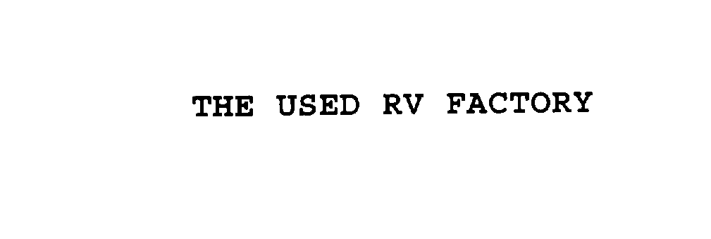 THE USED RV FACTORY