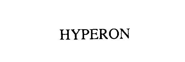 Trademark Logo HYPERON
