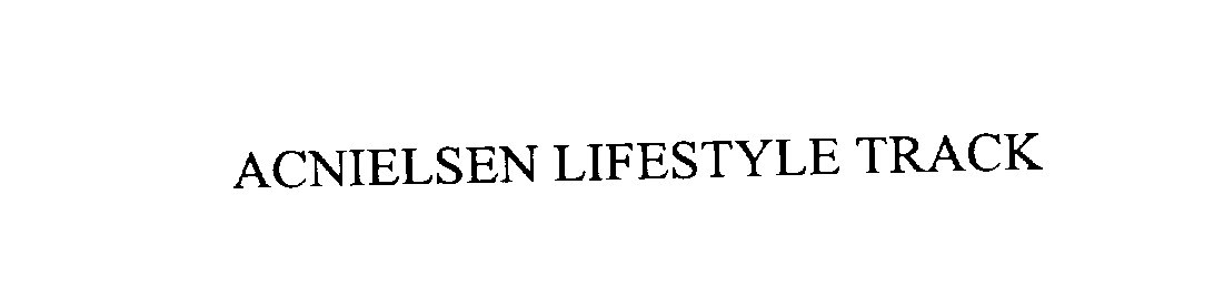 Trademark Logo ACNIELSEN LIFESTYLE TRACK