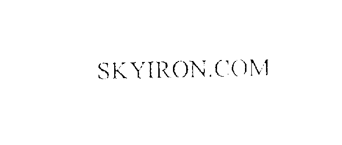 Trademark Logo SKYIRON.COM