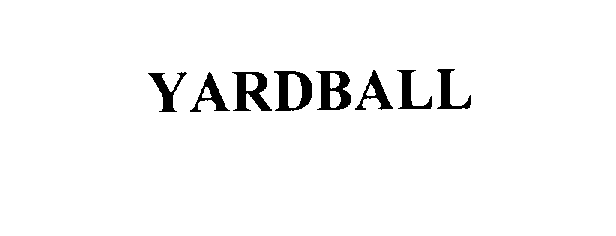 Trademark Logo YARDBALL