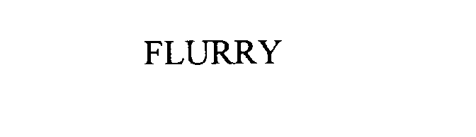 Trademark Logo FLURRY
