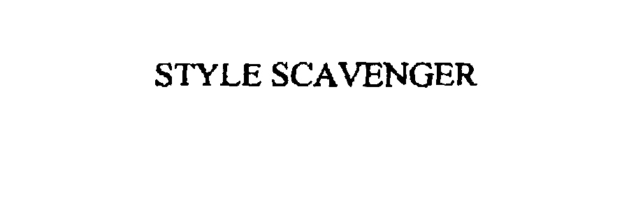  STYLE SCAVENGER