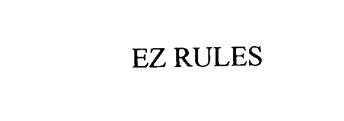  EZ RULES
