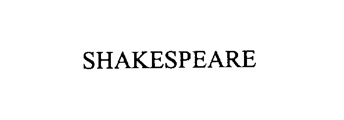 Trademark Logo SHAKESPEARE