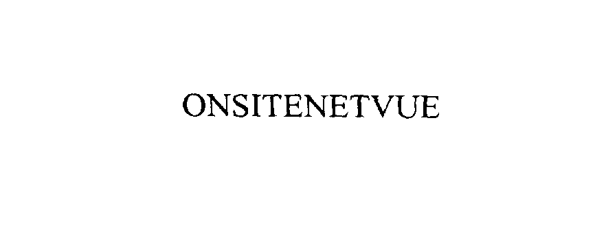 Trademark Logo ONSITENETVUE