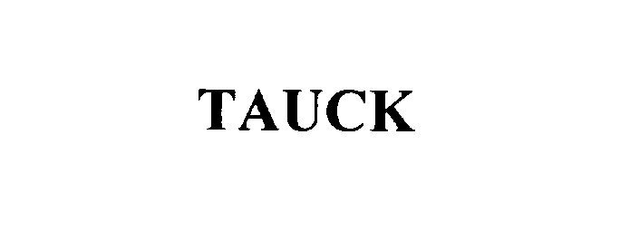 Trademark Logo TAUCK