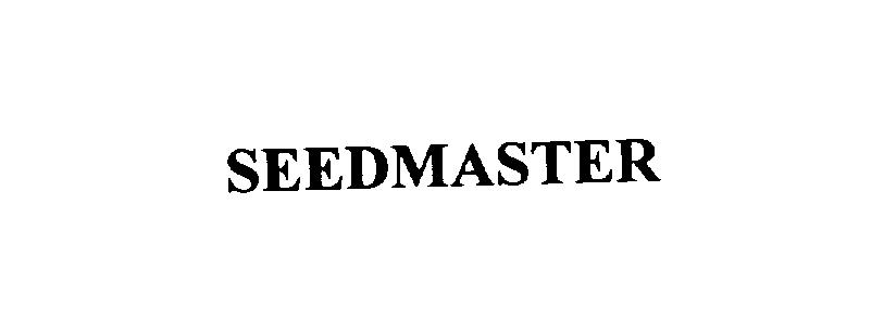 Trademark Logo SEEDMASTER