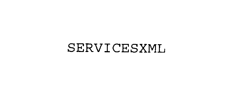 Trademark Logo SERVICESXML