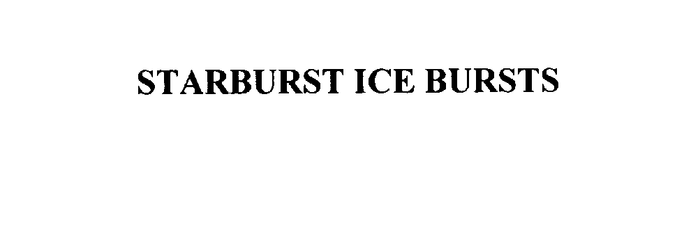  STARBURST ICE BURSTS