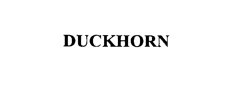  DUCKHORN