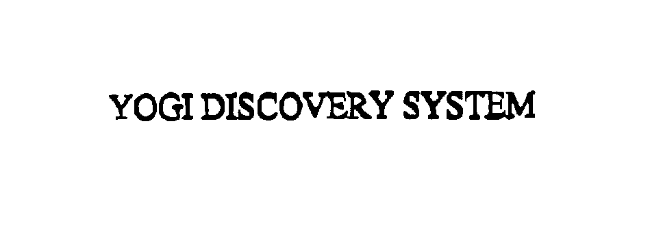  YOGI DISCOVERY SYSTEM