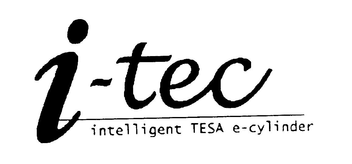  I-TEC INTELLIGENT TESA E-CYLINDER