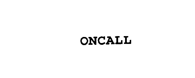 Trademark Logo ONCALL