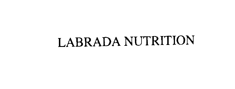  LABRADA NUTRITION