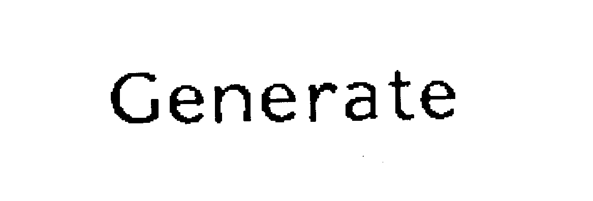 GENERATE