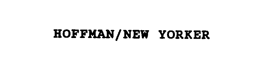  HOFFMAN/NEW YORKER