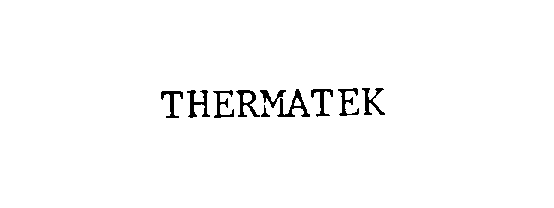 Trademark Logo THERMATEK