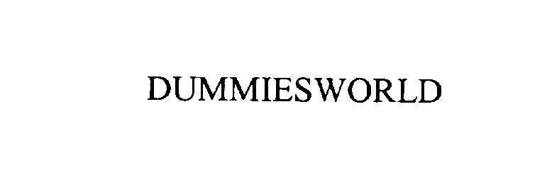 Trademark Logo DUMMIESWORLD