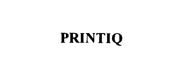 Trademark Logo PRINTIQ