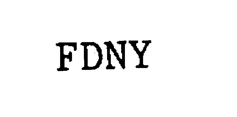 Trademark Logo FDNY