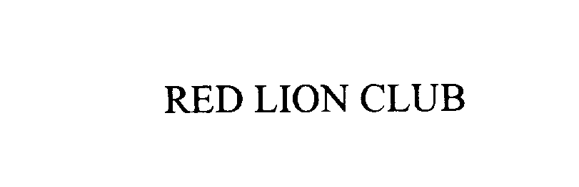  RED LION CLUB