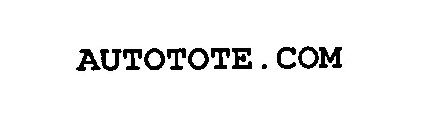 Trademark Logo AUTOTOTE.COM