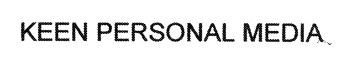 Trademark Logo KEEN PERSONAL MEDIA
