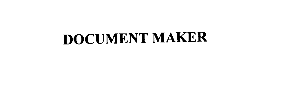  DOCUMENT MAKER