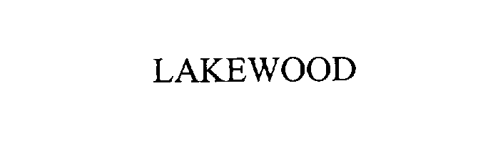 Trademark Logo LAKEWOOD