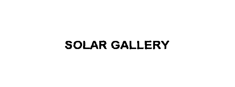  SOLAR GALLERY