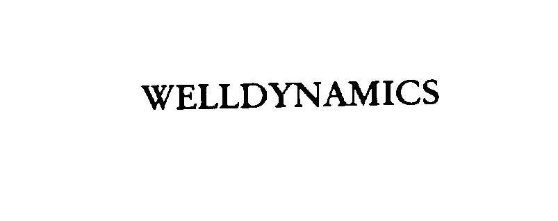 Trademark Logo WELLDYNAMICS