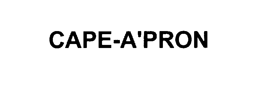  CAPE-A'PRON