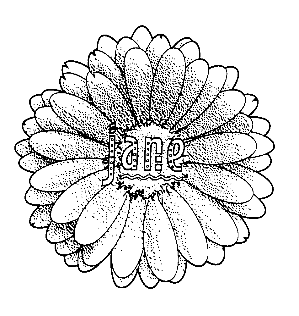  JANE AND FLOWER DESIGN