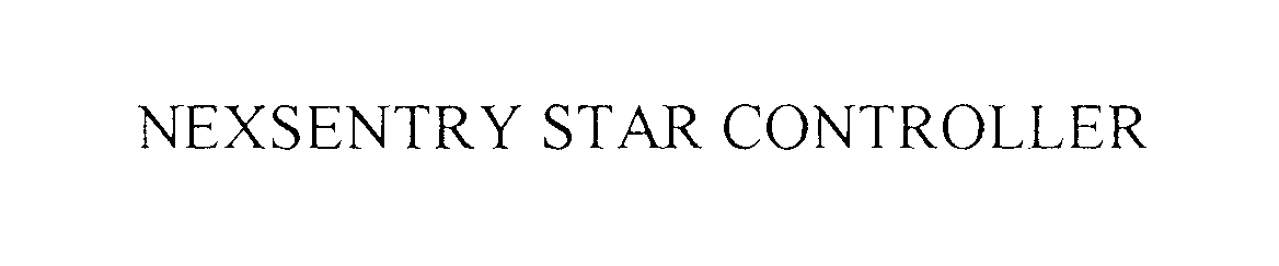  NEXSENTRY STAR CONTROLLER