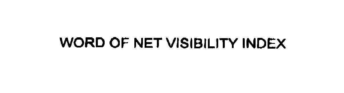  WORD OF NET VISIBILITY INDEX