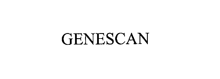 Trademark Logo GENESCAN
