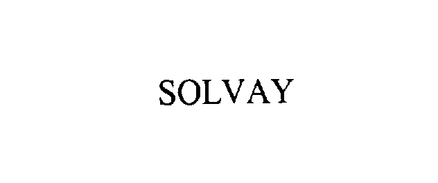 Trademark Logo SOLVAY
