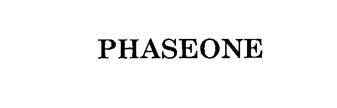 Trademark Logo PHASEONE