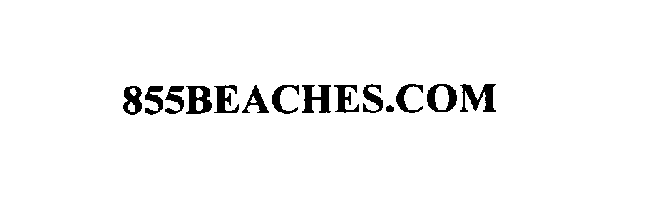 Trademark Logo 855BEACHES.COM