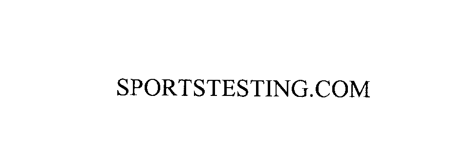 Trademark Logo SPORTSTESTING.COM