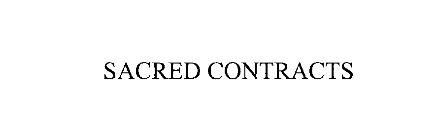 Trademark Logo SACRED CONTRACTS