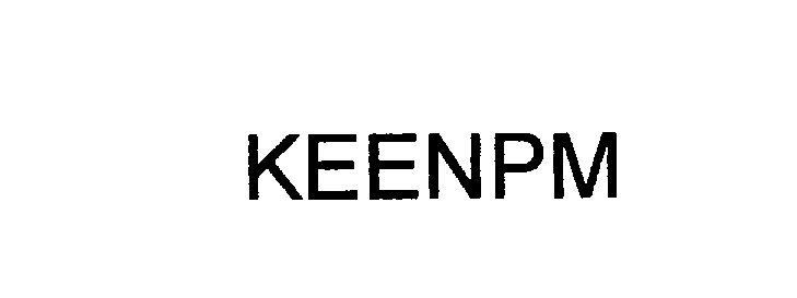Trademark Logo KEENPM