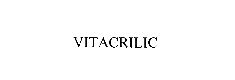 Trademark Logo VITACRILIC