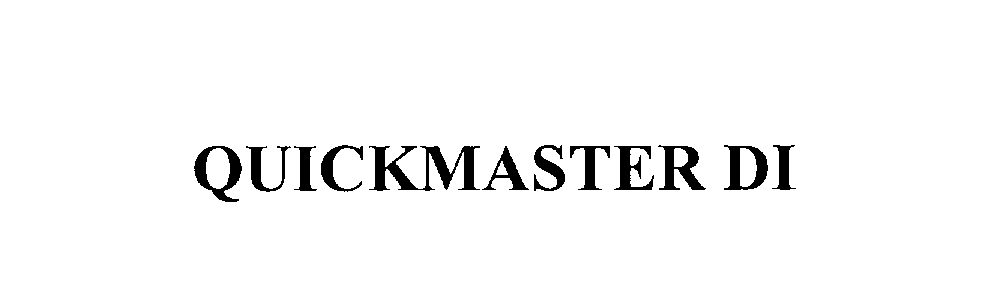 Trademark Logo QUICKMASTER DI