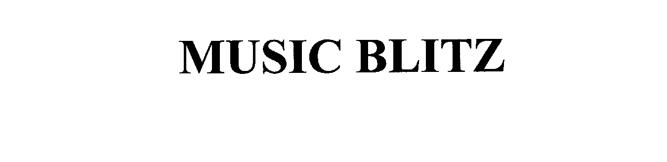 Trademark Logo MUSIC BLITZ